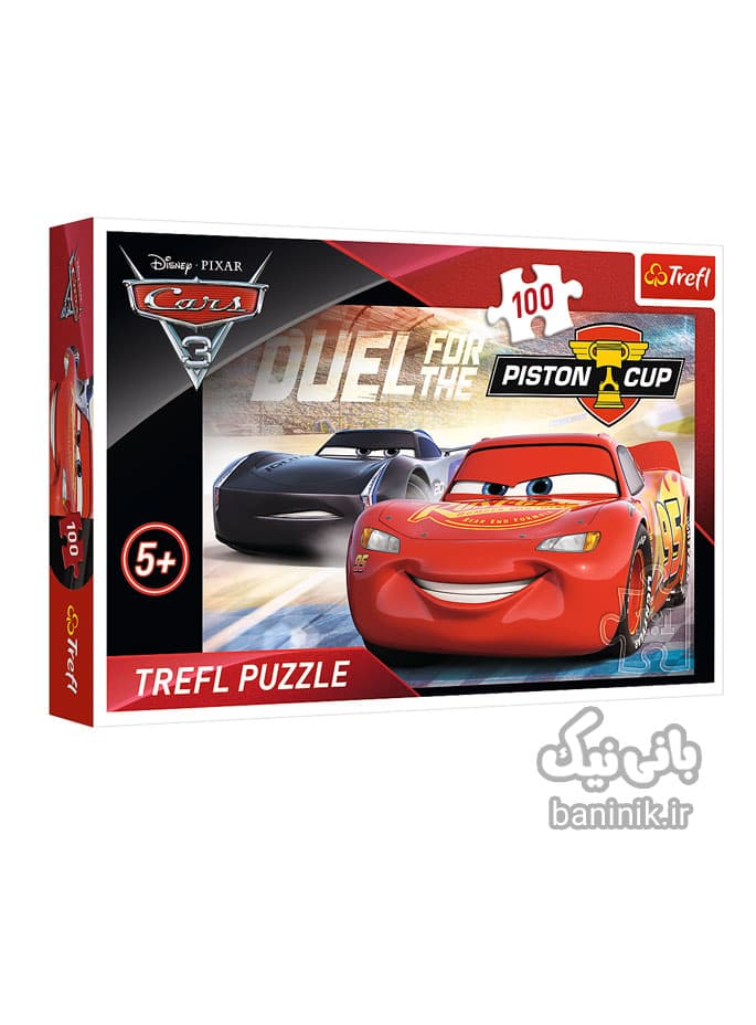 پازل 100 تکه ترفل طرح ماشین ها Trefl Cars 3 Puzzle