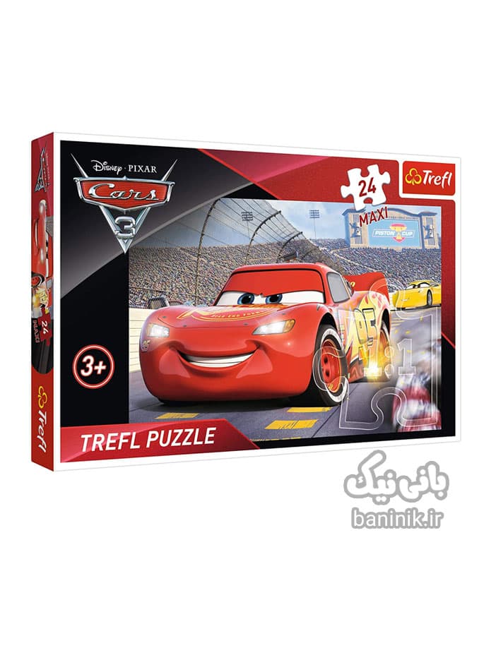 پازل 24 تکه ترفل طرح ماشین ها Trefl Cars 3 Puzzle