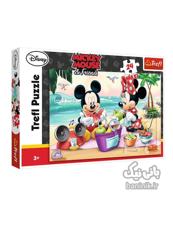پازل 24 تکه ترفل طرح میکی موس Trefl Mickey Mouse Puzz