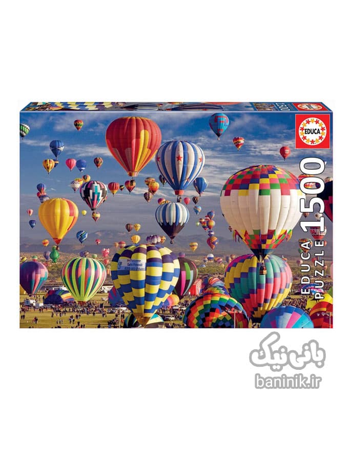 پازل 1500 تکه ادوکا طرح بالون های رنگارنگ Educa Puzzle