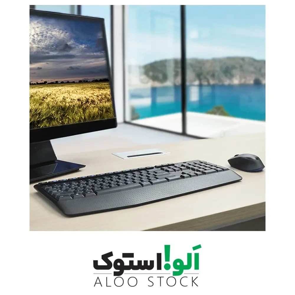 کیبورد و ماوس بی سیم لاجیتک مدل Logitech MK345 Wireless Keyboard and Mouse — تصویر ۹