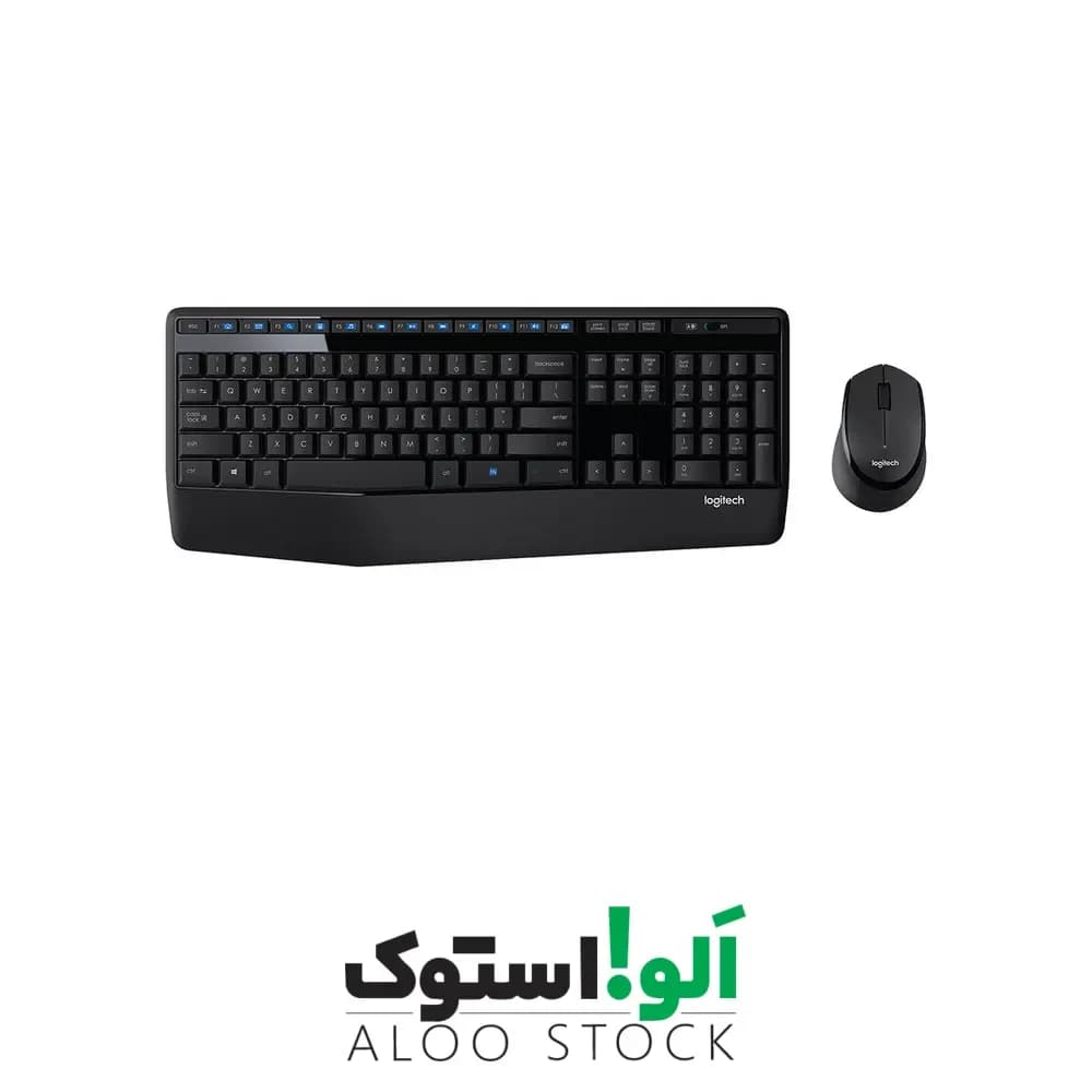 کیبورد و ماوس بی سیم لاجیتک مدل Logitech MK345 Wireless Keyboard and Mouse — تصویر ۶