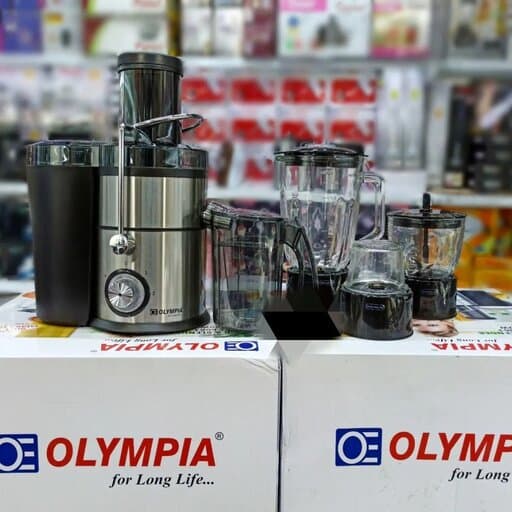 آبمیوه گیری چهار کاره استیل المپیا مدل OE-6063 — تصویر ۲