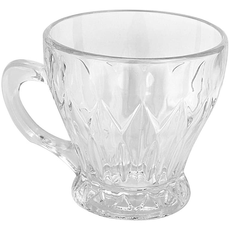 لیوان شیشه و بلور اصفهان مدل ساناز بسته 6 عددی