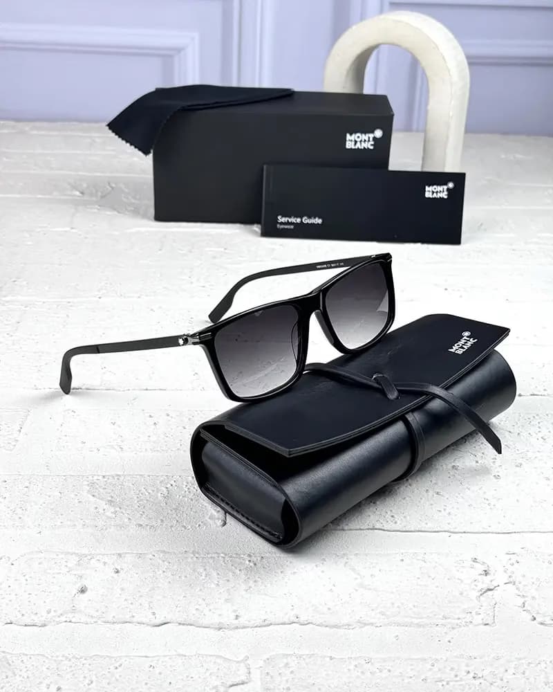 عینک آفتابی مردانه مونت بلانک مدل MONTBLANC MB0249S — تصویر ۳