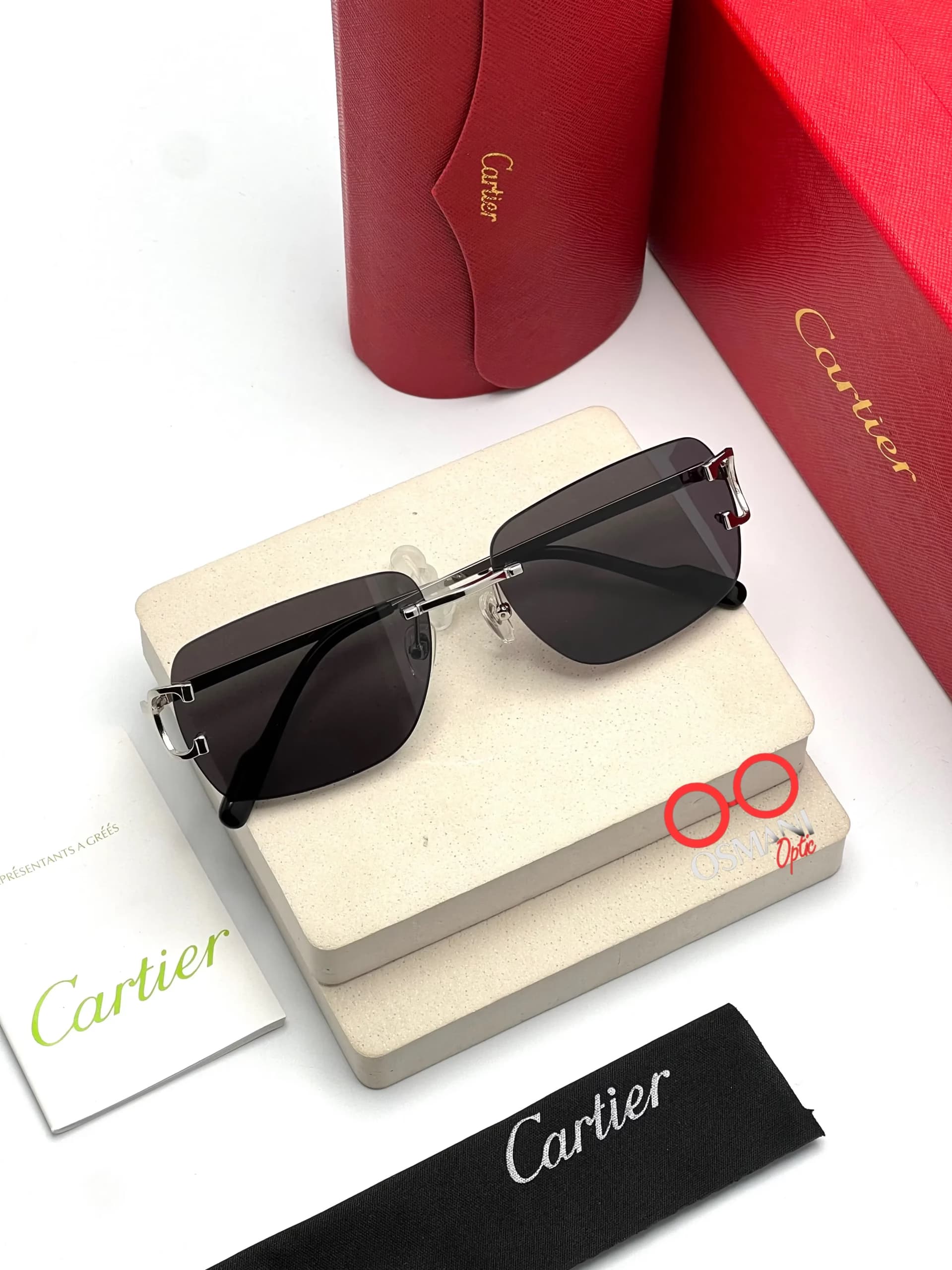 عینک آفتابی زنانه کارتیر مدل CARTIER CT0330S — تصویر ۱۰