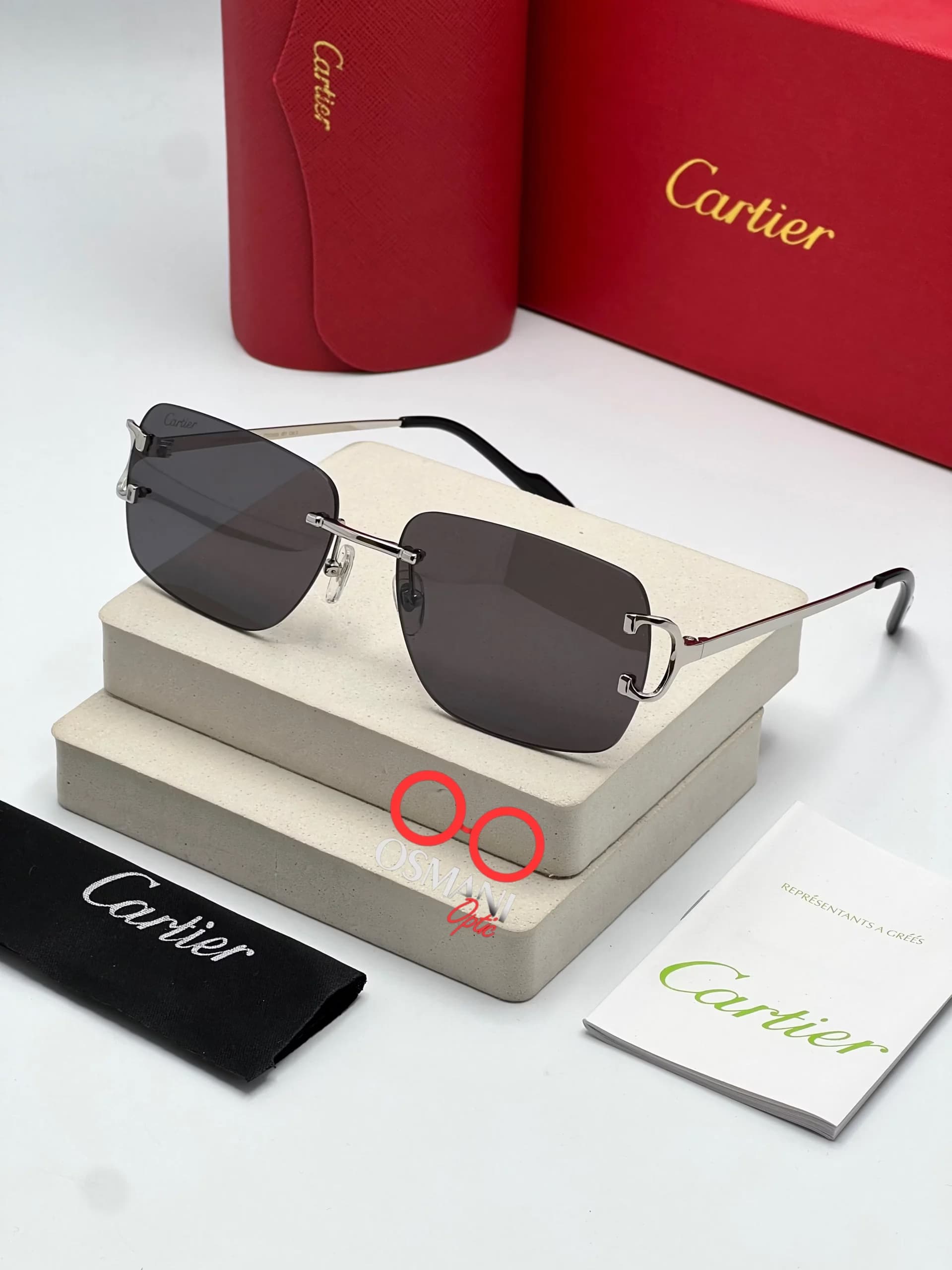 عینک آفتابی زنانه کارتیر مدل CARTIER CT0330S — تصویر ۹