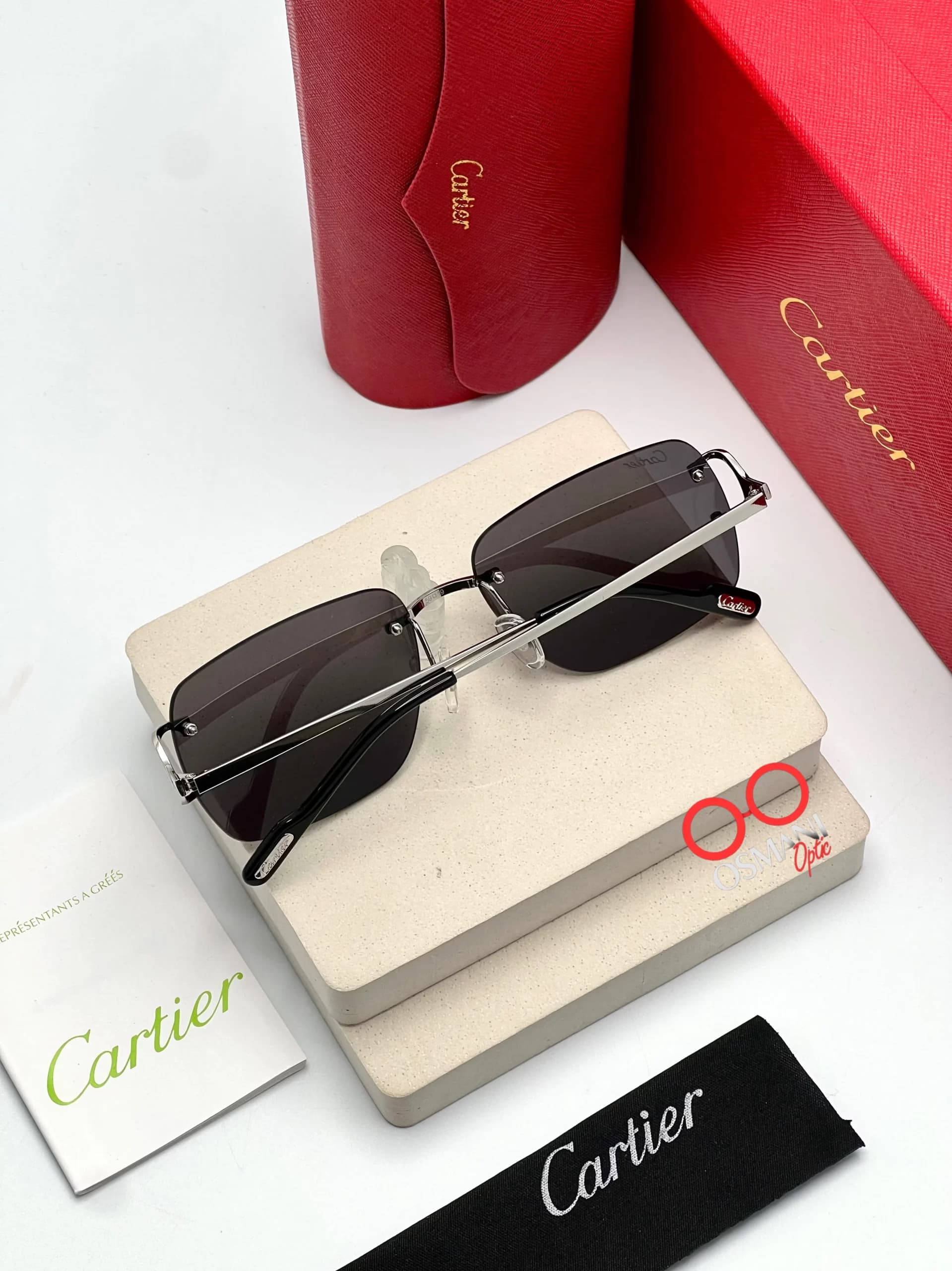 عینک آفتابی زنانه کارتیر مدل CARTIER CT0330S — تصویر ۱۱
