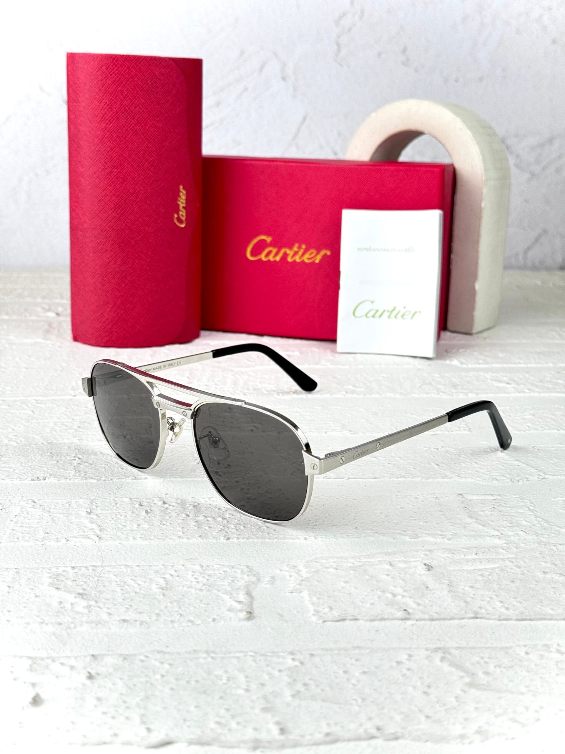 عینک افتابی مردانه کارتیر مدل CARTIER CT0663-S