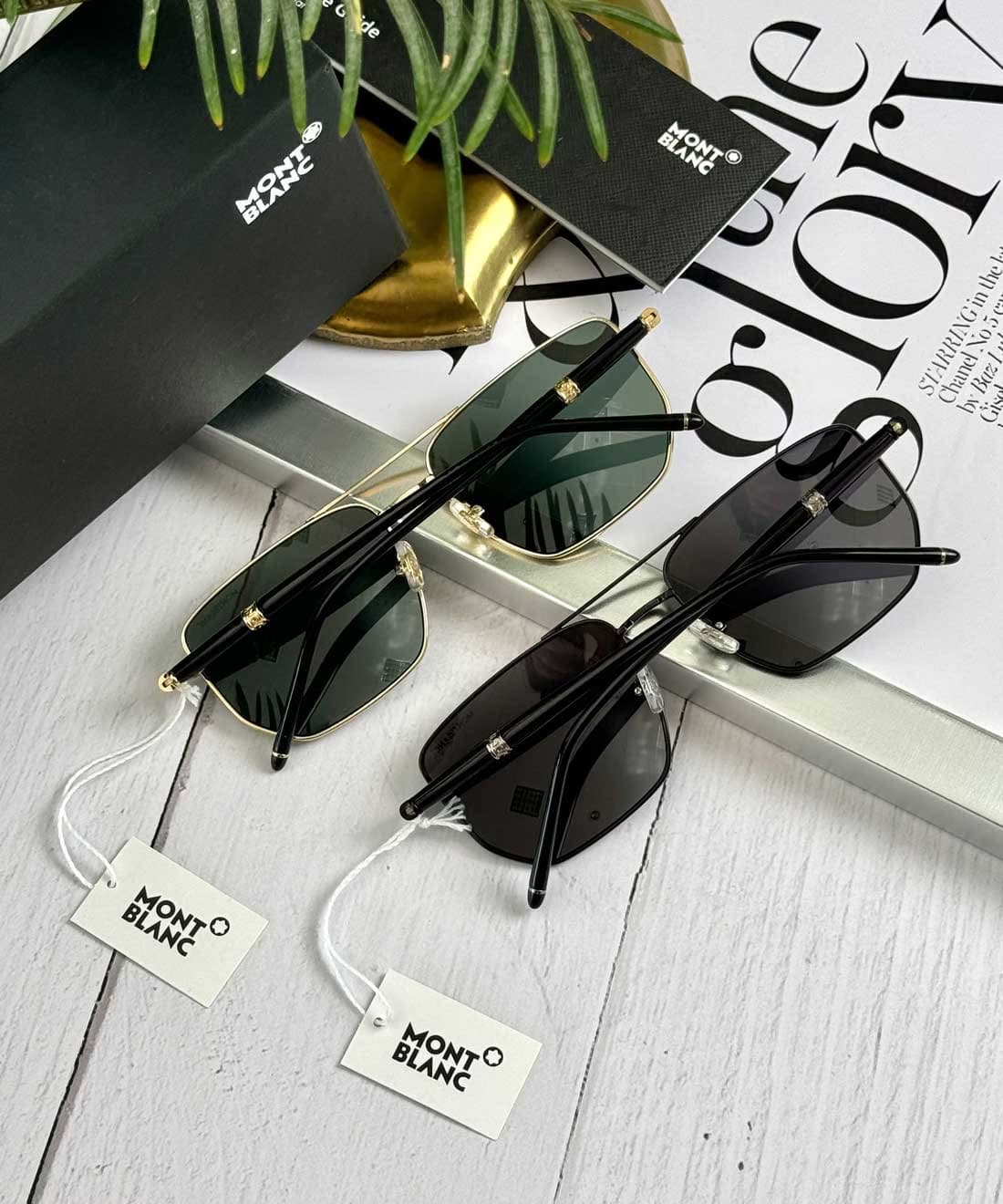 عینک آفتابی اسپرت مونت بلانک مدل MONT BLANC MB0347S — تصویر ۳
