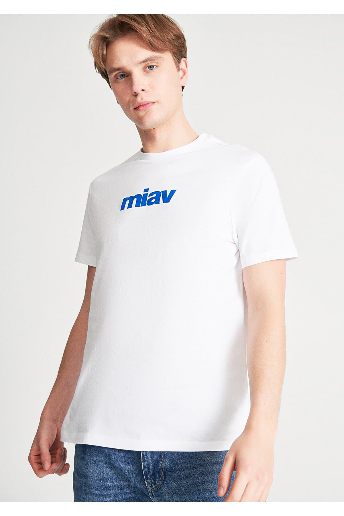 تیشرت آستین کوتاه سفید مردانه ماوی-Mavi 067153-620 — تصویر ۲