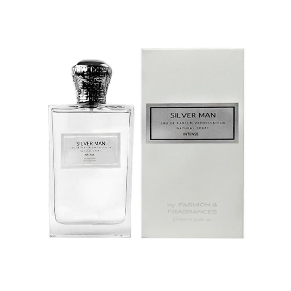 ادوپرفیوم مردانه فشن اند فرگرنسز مدل SILVER MAN INTENSE حجم 100 میلی لیتر