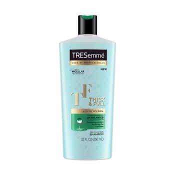 شامپو مو ترزمی مدل THICK & FULL WITH GLYCEROL حجم 650 میلی لیتر