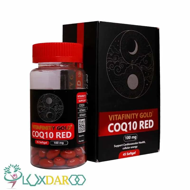 کپسول نرم کو کیوتن قرمز ویتافینیتی گلد 100 میلی گرم