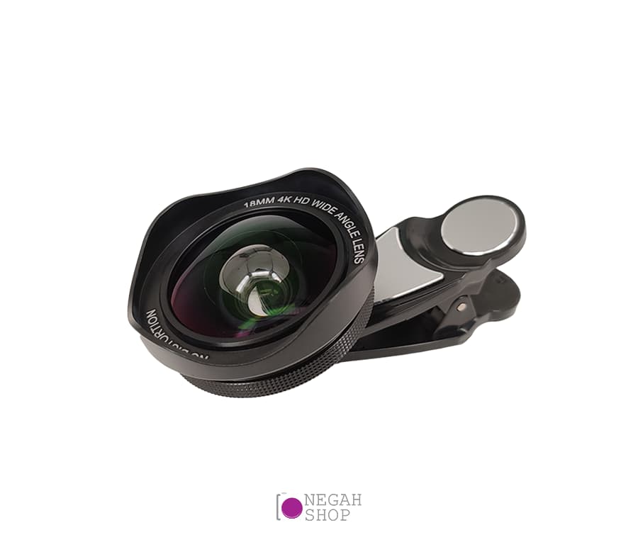 لنز واید موبایل Liginn L‑816 4K HD با زاویه دید گسترده 18 mm