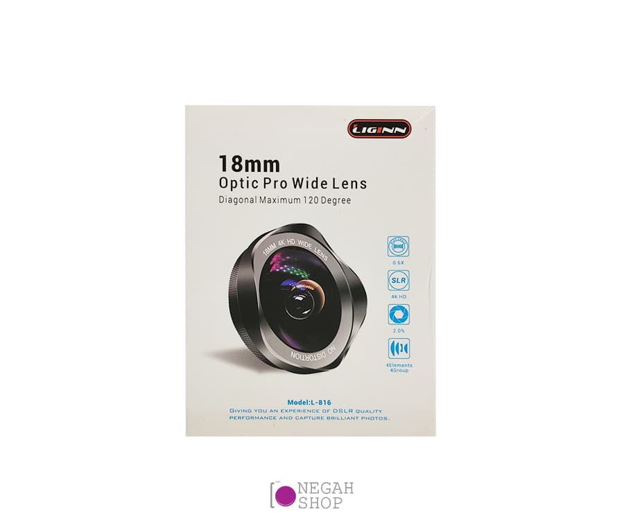 لنز واید موبایل Liginn L‑816 4K HD با زاویه دید گسترده 18 mm — تصویر ۶