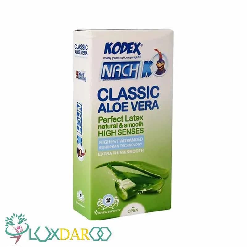 کاندوم آلوئه ورا مدل classic کدکس 12 عددی