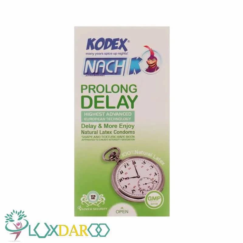 کاندوم تاخیری منتخب مدل prolong delay کدکس 12 عددی