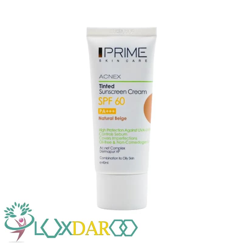 کرم ضد آفتاب بژ پوست مختلط تا چرب پرایم SPF60