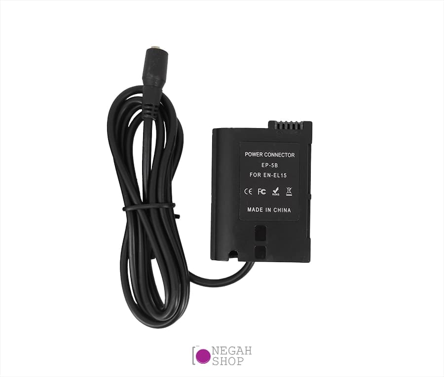 آداپتور برق مستقیم دوربین نیکون EN-EL15 To USB — تصویر ۳
