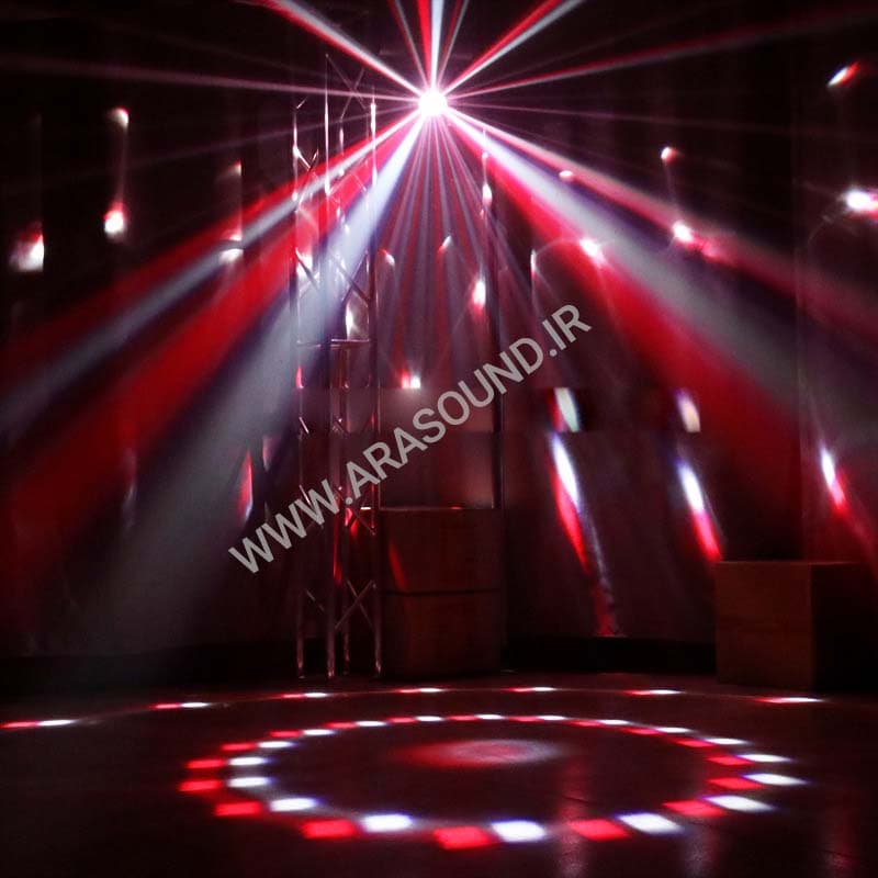 رقص نور افکتی 4کاره 4In 1 Rgbw Magic Ball Led Par — تصویر ۸