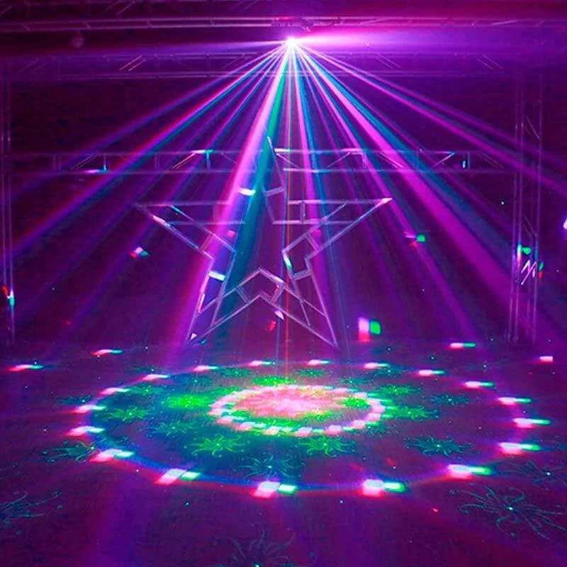 رقص نور افکتی 4کاره 4In 1 Rgbw Magic Ball Led Par — تصویر ۵