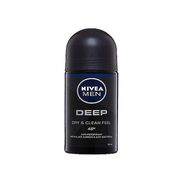 مام رول نیوا NIVEA DEEP مردانه حجم50ml دو لیبل-اصل