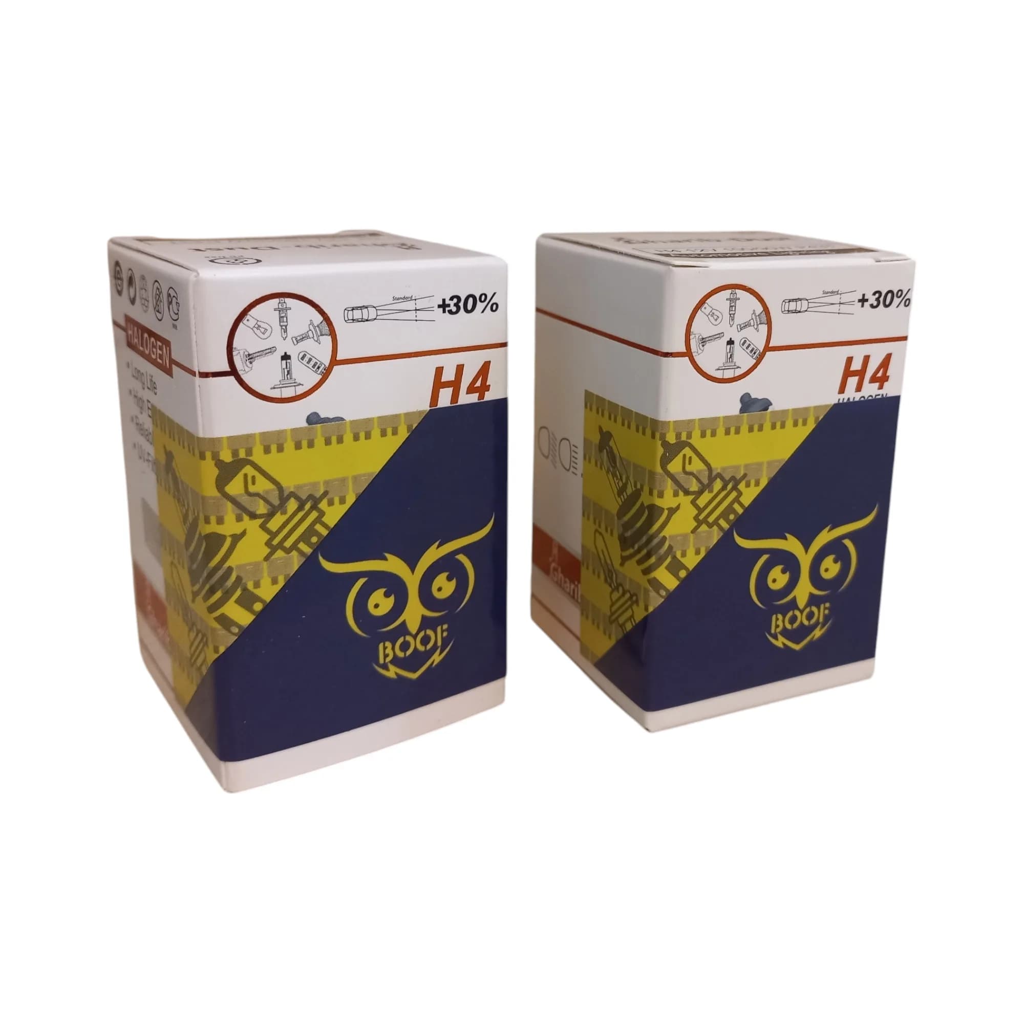لامپ خودرو بوف مدل 100W_GHRIBDUST پایه H4 مناسب برای پژو 405 مجموعه 2 عددی — تصویر ۲