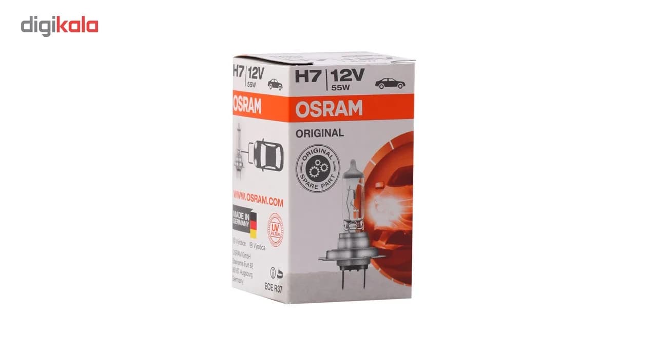 لامپ خودرو اسرام مدل H7 12V 55 W 64210 — تصویر ۳