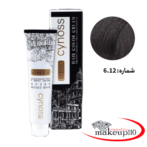رنگ موی سینوس بلوند خاکستری دودی تیره شماره 6.12