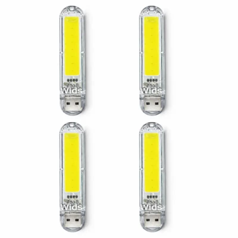 چراغ اضطراری ویدز مدل COB-LED بسته 4 عددی