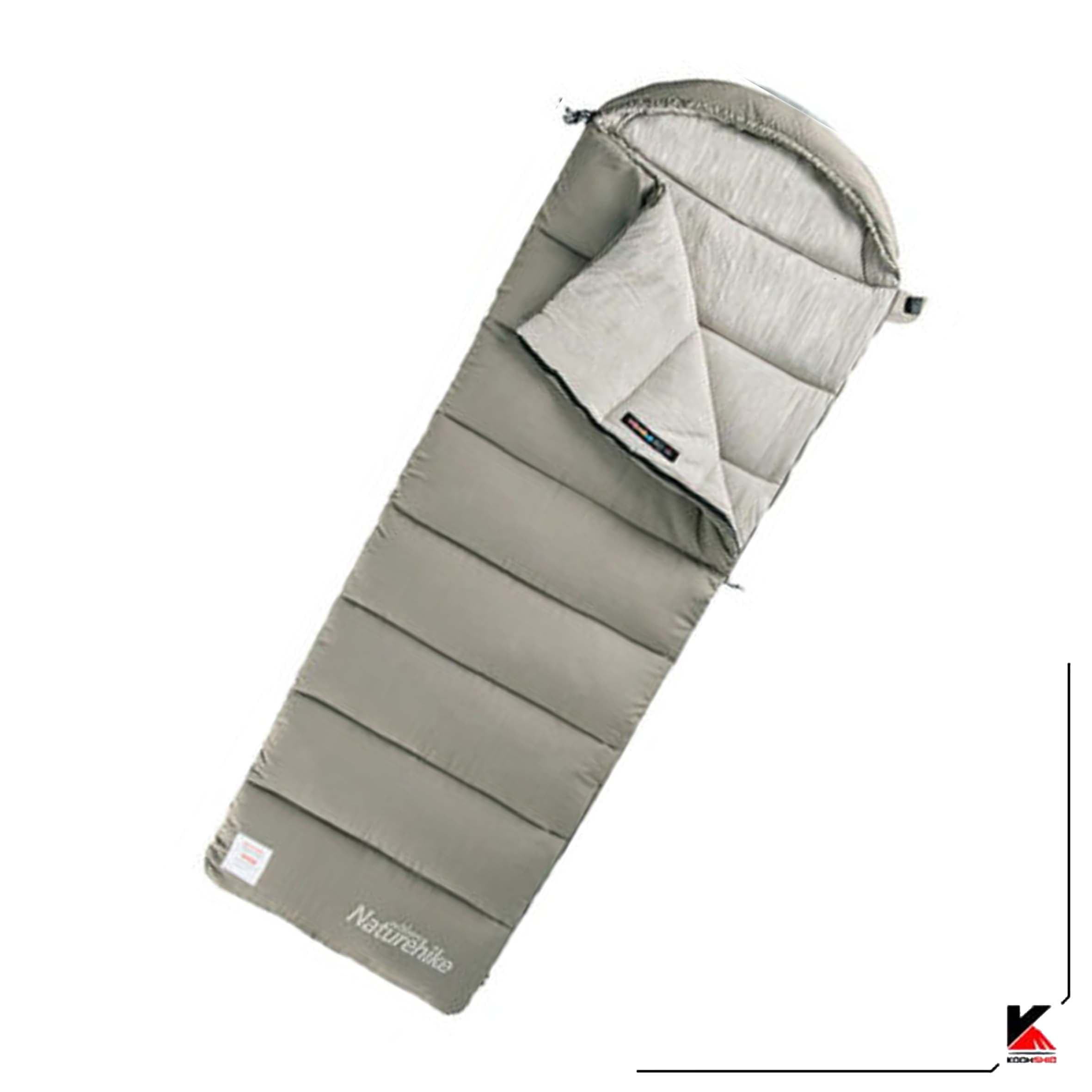 کیسه خواب نیچرهایک مدل Envelope Washable Cotton With Hood M180 — تصویر ۲
