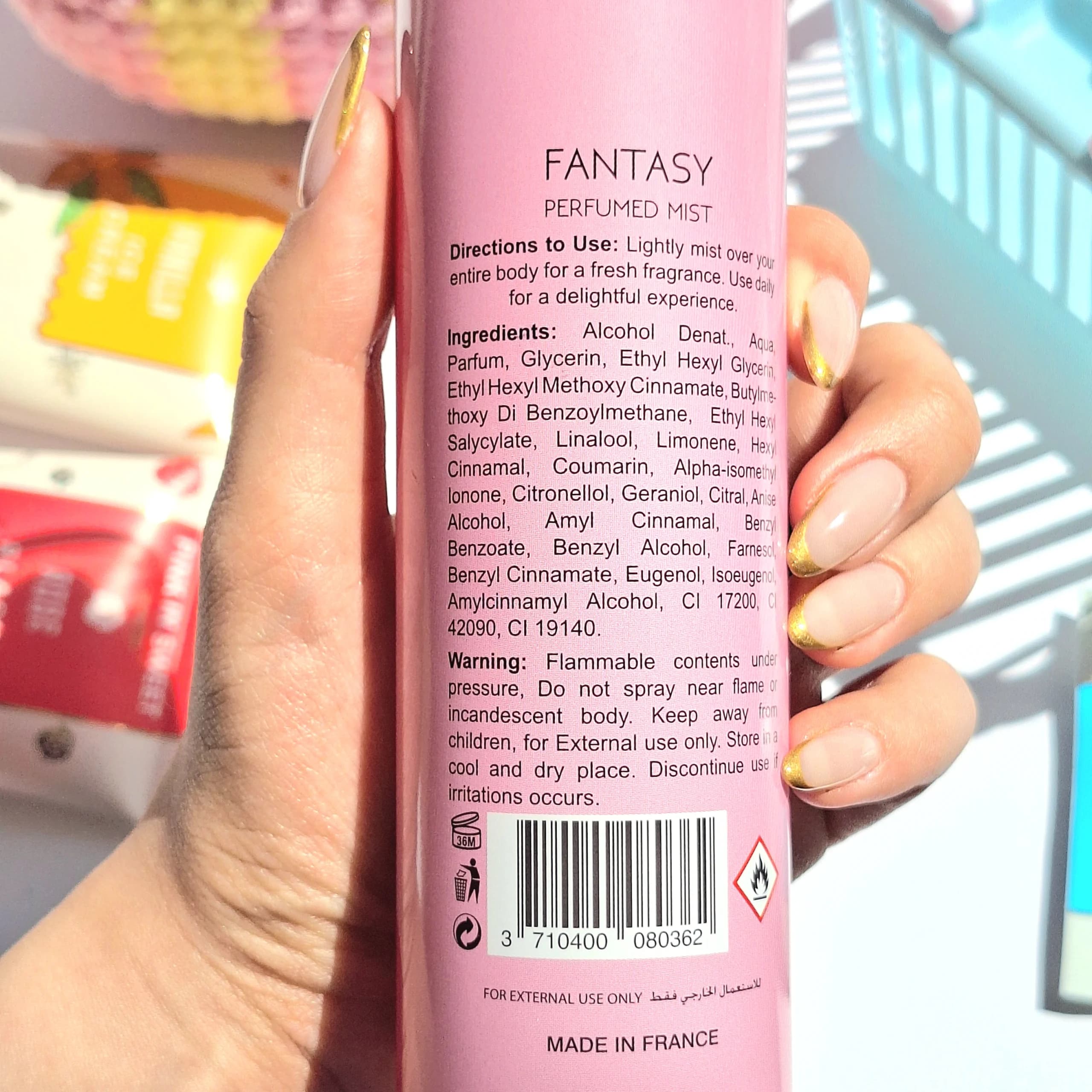 بادی اسپلش ۲۵۰ میل رایحه Fantasy — تصویر ۲