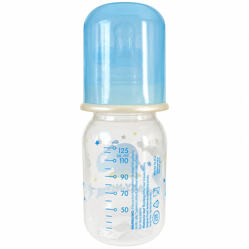 شیشه شیر سری گرد آنتی کولیک بیبی نوا مدل 460003 ظرفیت 125 میلی لیتر — تصویر ۲