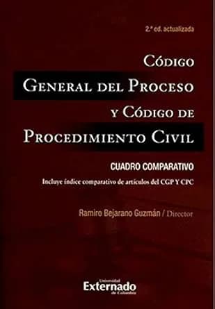 و دانلود نسخه کامل کتاب زبان اصلی Código General del Proceso y Código de Procedimiento Civil: Cuadro comparativo (Spanish Edition) | دانلود کتاب خارجی