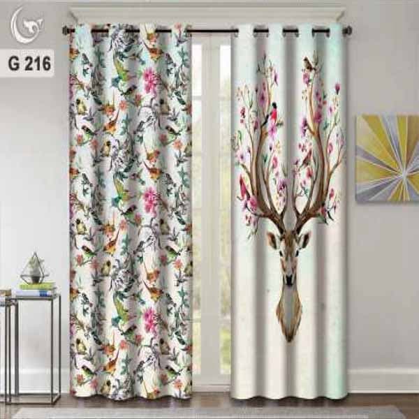 پرده چاپی گوزن کد G216