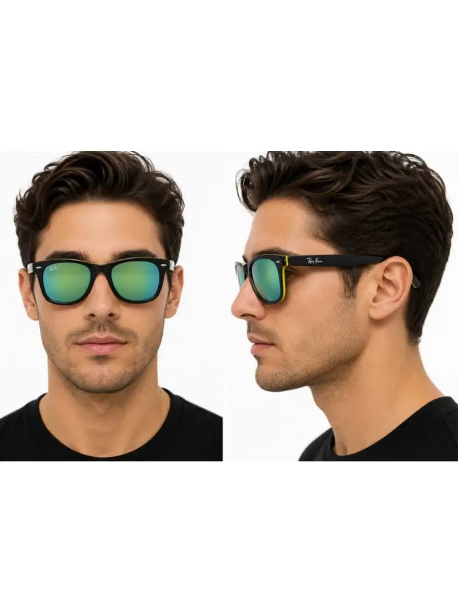 ریبن ویفرر مشکی زردrayban rb-2140 — تصویر ۸