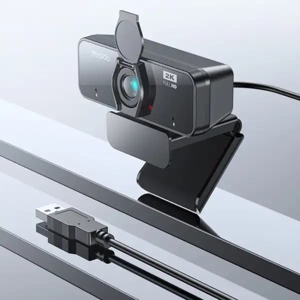 وب‌کم کیفیت 2K حرفه‌ای یسیدو مدل Yesido KM14 — تصویر ۲