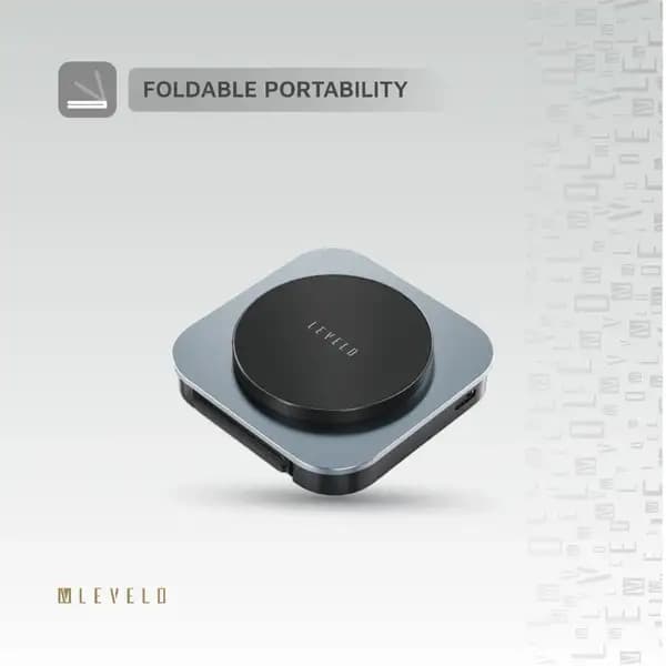 شارژر وایرلس لولو مدل Levelo TrioFlow 3 in 1 Wireless Charger — تصویر ۷