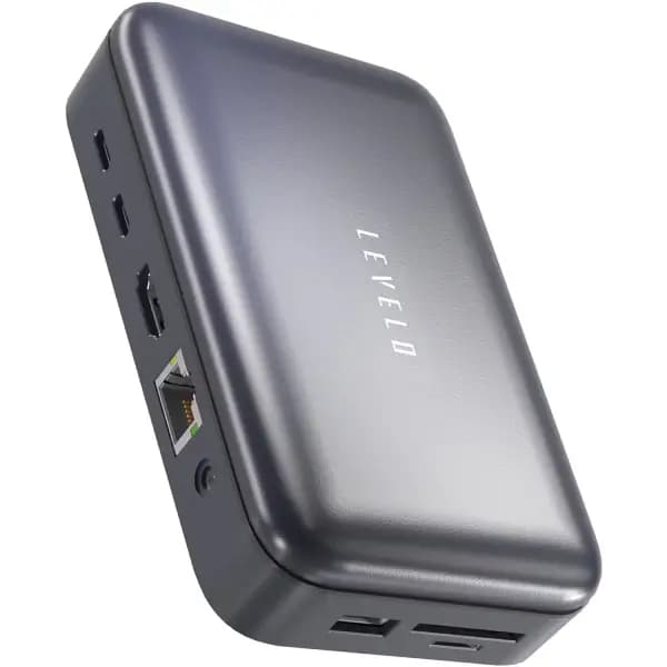 هاب تایپ سی 10 پورت لولو مدل Levelo Versaport 10 in 1 Storage Docking Station