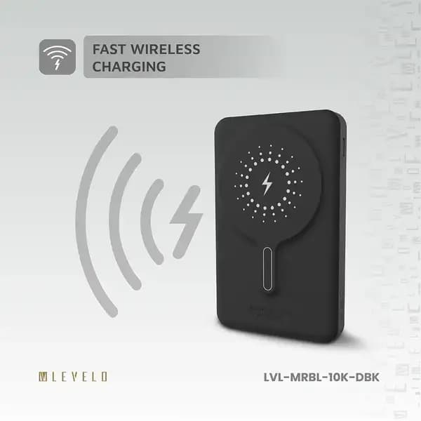 پاوربانک 10000 هزار لولو مدل Levelo Marbella MagSafe Power Bank 10000mAh — تصویر ۴