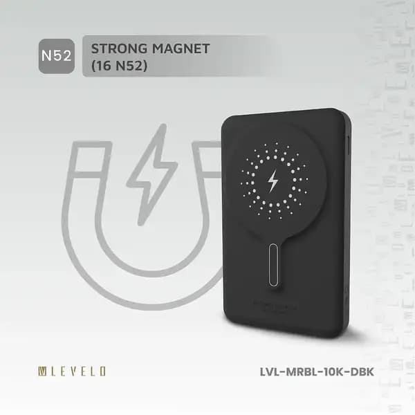 پاوربانک 10000 هزار لولو مدل Levelo Marbella MagSafe Power Bank 10000mAh — تصویر ۷