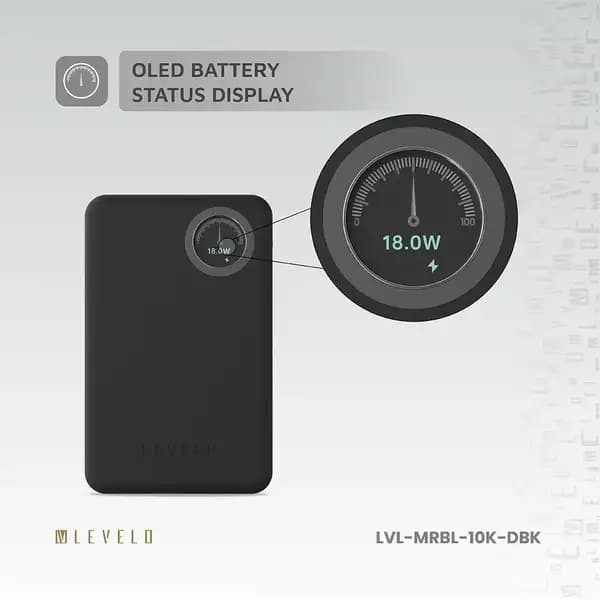 پاوربانک 10000 هزار لولو مدل Levelo Marbella MagSafe Power Bank 10000mAh — تصویر ۶