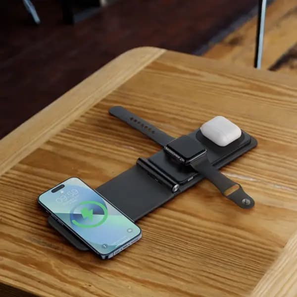 شارژر وایرلس لولو مدل Levelo Arch 3 in 1 Wireless Charger — تصویر ۶