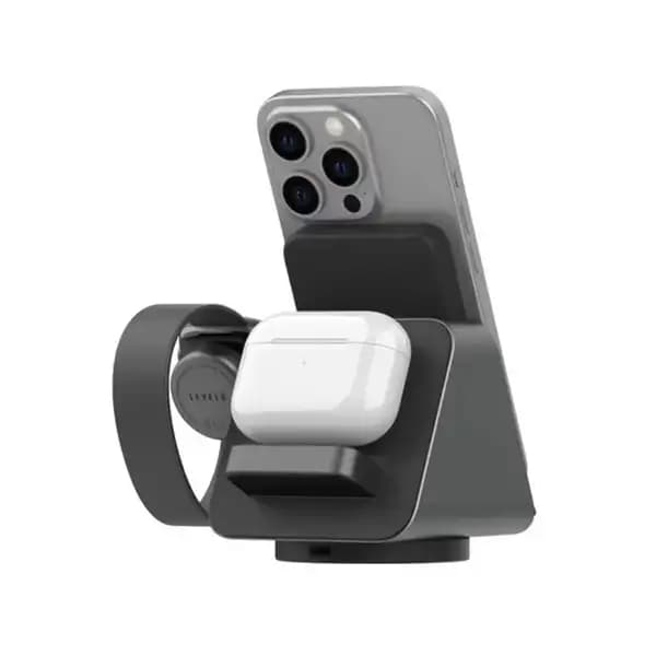 شارژر وایرلس و پاور بانک 5000 هزار سه کاره لولو مدل Levelo TERRA 3 in 1 Wireless Charging with Portable Power Bank — تصویر ۵