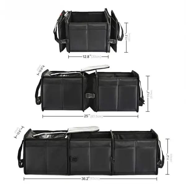 نظم‌دهنده صندوق عقب خودرو گرین لاین مدل Green Lion Car Trunk Organizer 80L — تصویر ۳