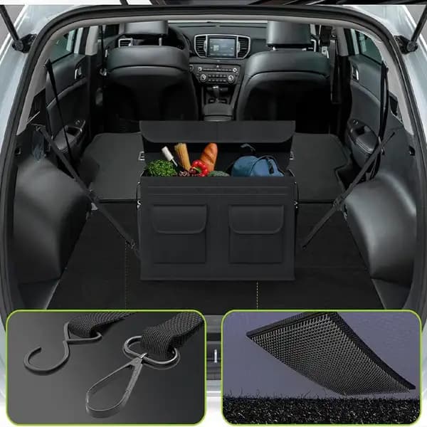 نظم‌دهنده صندوق عقب خودرو گرین لاین مدل Green Lion Car Trunk Organizer 57L — تصویر ۶