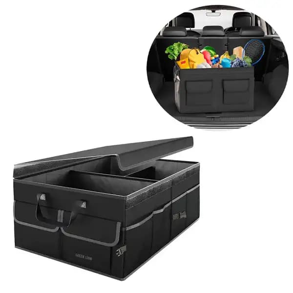نظم‌دهنده صندوق عقب خودرو گرین لاین مدل Green Lion Car Trunk Organizer 57L — تصویر ۳