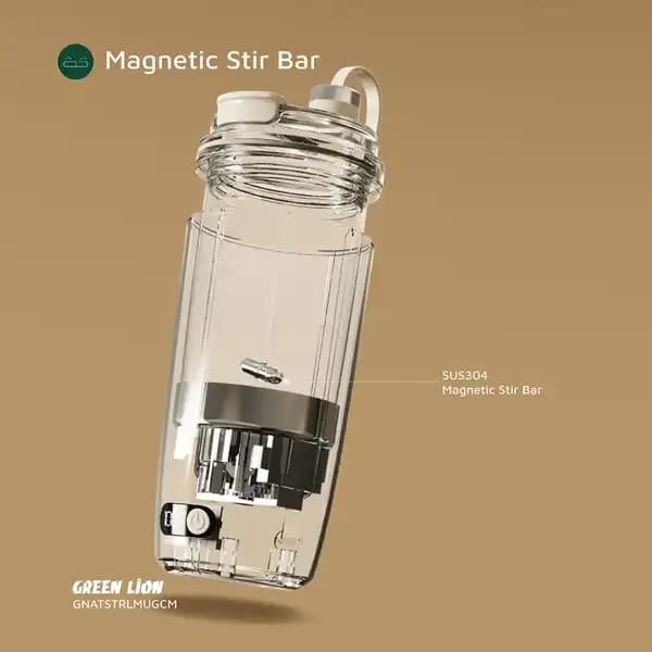 ماگ همزن دار ظرفیت 350 میلی‌لیتر هوشمند گرین لاین مدل Green Lion Auto-Stirring Mug 350mL — تصویر ۴