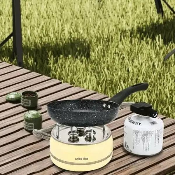 اجاق گاز مسافرتی سه‌ شعله گرین لاین مدل Green Lion Orbit Flame 3 Burner Stove — تصویر ۲